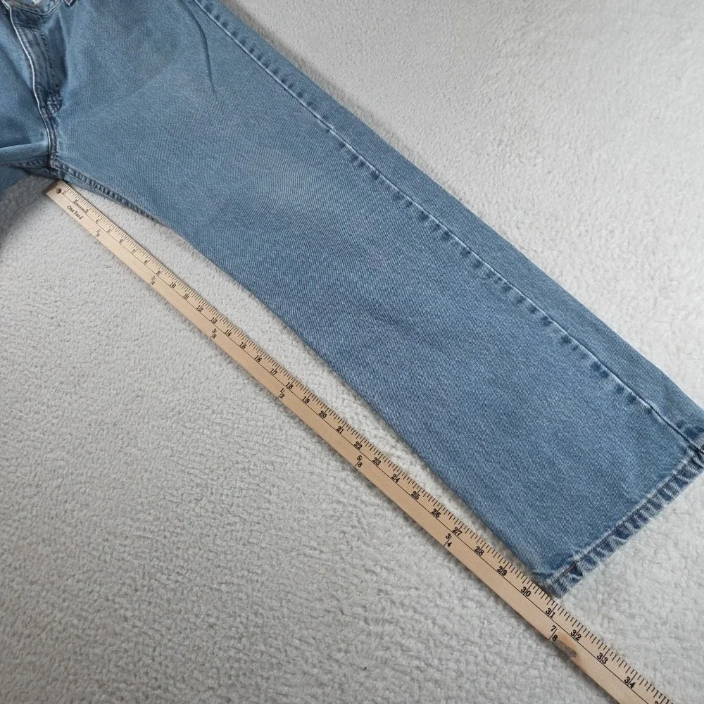 Vtg Levis Jeans Mens 36x32(34x31) Blue 505 Regular Fit Straight Leg‎ Medium Wash